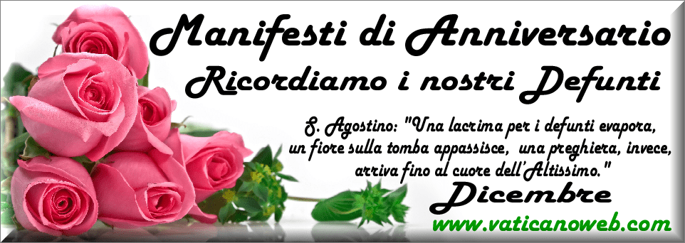 manifesti anniversari di morte anno 2025