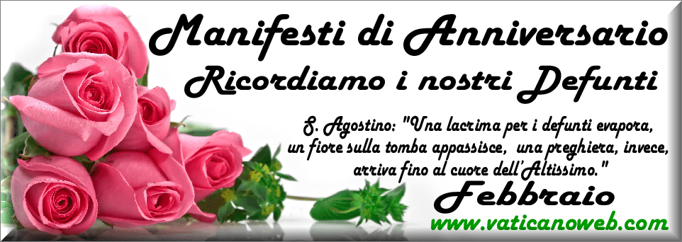 manifesti anniversari di morte anno 2025
