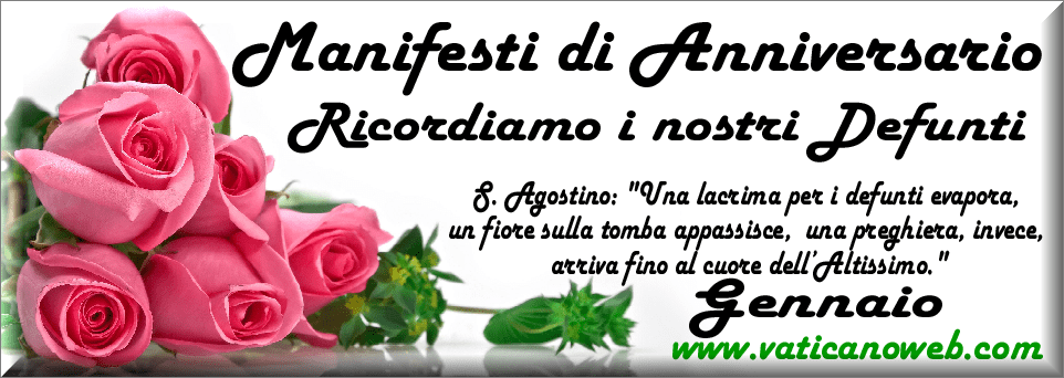 manifesti anniversari di morte anno 2025