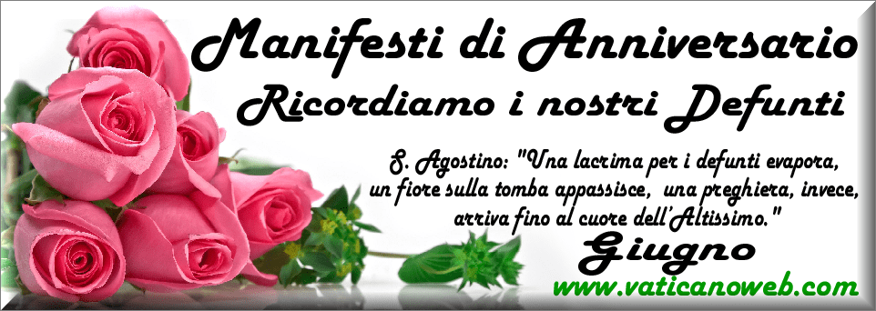 manifesti anniversari di morte anno 2025