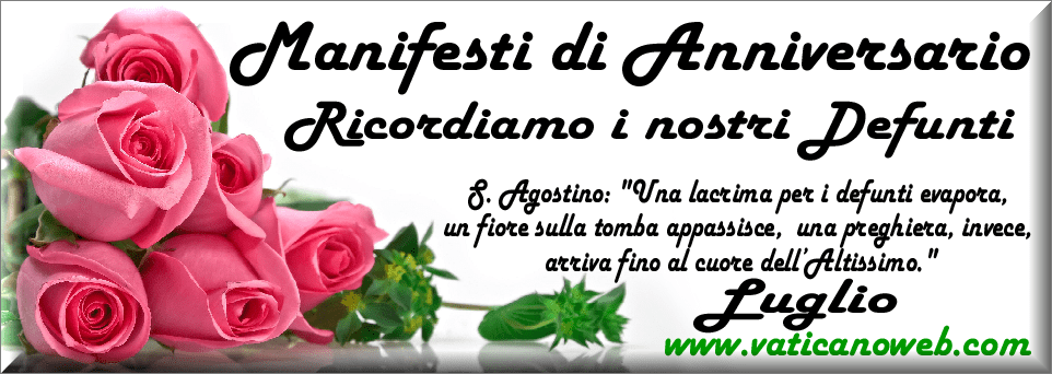 manifesti anniversari di morte anno 2025